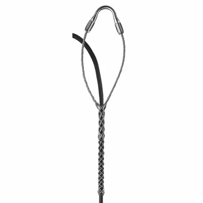 HUBBELL WIRING DEVICE-KELLEMS Eye Support Grip: 0.46 in to 0.56 in, 2,100 lb Breaking Strength, 8 in Mesh Lg - Metallic Closed Mesh Cable Support Grips