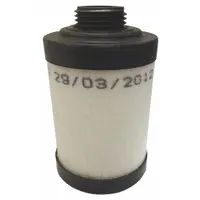 ELMO RIETSCHLE Exhaust Filter: 99.97% Efficiency, 2 1/4 in Outside Dia, 3 1/2 in Overall Ht (MPN 731399)