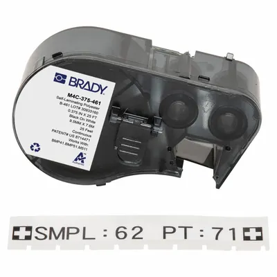 BRADY M4C-375-461 Combined Label and Ribbon Cartridge - Brady Thermal Transfer Continuous Label Roll Cartridges
