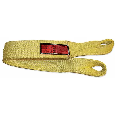 STREN-FLEX Web Sling: Type 4, Nylon, 2 Plies, 9 ft Sling Lg - Standard Nylon Twisted-Eye Web Slings