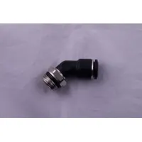AIGNEP USA Push-Fit Elbow Fitting: 10 mm OD x 1/4 in Pipe Size, Push-to-Connect x Universal Thread (MPN 55170-10-1/4)