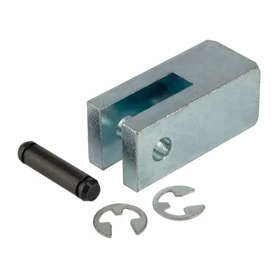 ARO Clevis Mounting Hardware, Steel, 5/16"-18 Thread, 1 in Overall Length