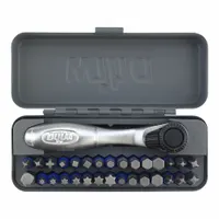 WIHA Impact Socket Bit Sets: SAE/Metric/Torx, 1/4 in Drive Size, 32 Pieces, Replaceable Insert (MPN 76889)