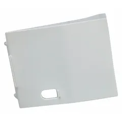 This flipper assembly is a replacement part for refrigerators and freezers. It is used to restore proper door closure and sealing by replacing a worn or broken flipper component.