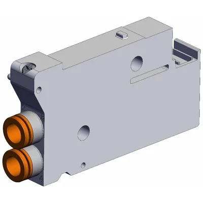 SMC VVQC1000-1A-D-N7 Manifold Block for VQC1000/2000 Series - SMC VQC Series Manifolds & Bases