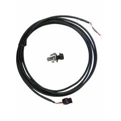 The Parker TP2451 is a pressure transducer rated for 200 psi, featuring an integrated cable. It is designed as a replacement part for compressed air treatment systems, used for monitoring pressure in pneumatic equipment and air lines.