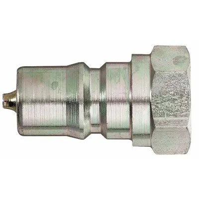HANSEN Hydraulic Quick Connect Hose Coupling: 3/4 in Coupling Size, 303 Stainless Steel - HK Series Hydraulic Quick-Connect Coupling Plugs