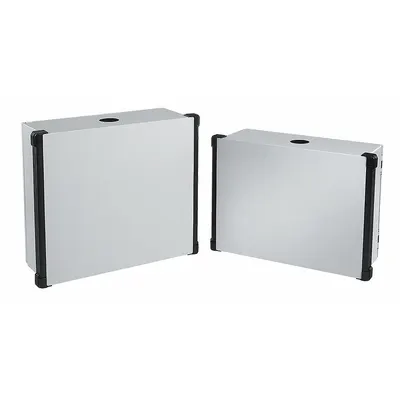 HOFFMAN Enclosure: 21.9 in Overall Ht, 23.6 in Overall Wd, 7.1 in Overall Dp - HMI Enclosures