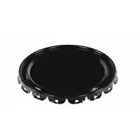 APPROVED VENDOR Pail Lid: Gasketed, 11 7/8 in Overall Dia, Black, Steel, UN 1A1/Y1.5/200 (MPN LID-STL-UN)