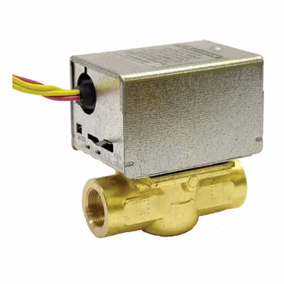 HONEYWELL HOME Motorized Zone Valve: 3.5 Cv Flow Rate, 2-Way, 3/4 in Female NPT, Spring Return - 2-Way NPT Connection Zone Valves