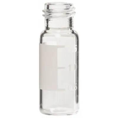 KIMBLE Vial: 2 mL, No Closure, 12 mm Body Dia, Round, 9-425 mm Screw Closure Size - Glass Chromatography Vials