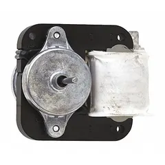 OEM replacement motor for Whirlpool refrigerators and freezers. Drives evaporator or condenser fan to circulate air for cooling. Used in maintenance and repair of refrigeration equipment.
