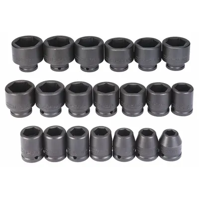 PROTO Impact Socket Set: 3/4 in Drive Size, Small Set (0-50 pieces) Set Size - SAE Impact Socket Sets