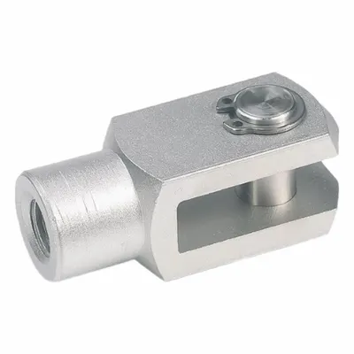JW WINCO Clevis Rod Ends: Stainless Steel, Plain, M8 Tap Size, Right Hand - Corrosion-Resistant Stainless Steel Clevis Fork Joints
