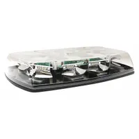 This ECCO 5587 Reflex Series Mini Light Bar is an LED warning light with SAE J845 Class 1 rating. It features 18 selectable flash patterns, a bolt mount for secure installation, and blunt cut wires for electrical connection. Suitable for emergency and service vehicles requiring high-visibility signaling