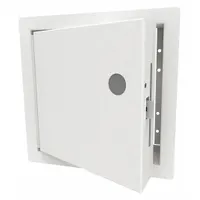 BABCOCK-DAVIS Access Door: 30 in Ht, 30 in Wd, Piano Hinge, Exposed Flange, Steel, Powder Coated (MPN BSTM3030)