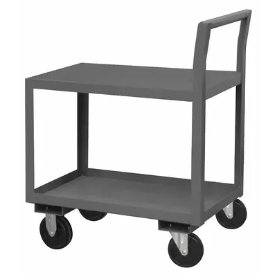 OEM Utility Cart: 1,400 lb - Low-Profile Utility Carts with Lipped & Flush Metal Shelves