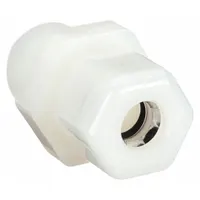 This PARKER compression fitting adapter connects 3/8 in OD tubing to a 1/2 in male NPTF threaded port. Made of nylon, it is suitable for use in pneumatic, hydraulic, and fluid-handling systems. The compression x MNPTF configuration provides a secure, leak-resistant connection