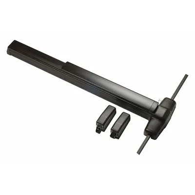 VON DUPRIN Surface Vertical Rod: 3 ft Max Door Wd - Surface Vertical Rod Push Bars