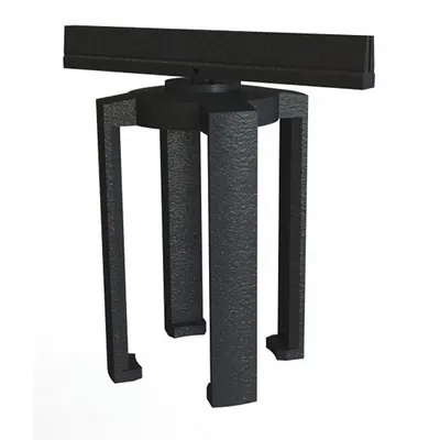 BANNER STAKES Sign Bracket: Black - Sign Holders for Post Tops