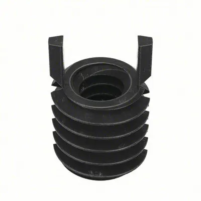 OEM Key Locking Insert: Thin Wall, 4 Keys, M8x1.25 Int Thrd Sz, M12x1.25 Ext Thrd Sz - Steel Key-Locking Inserts