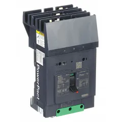 70 A, 3-pole B-Frame molded case circuit breaker rated 25kA at 277/408V AC and 525V AC. Features fixed instantaneous trip, ABC phase connection, and I-Line ON End terminal connection. Used for overcurrent protection in power distribution panels, motor control centers, and switchboards.