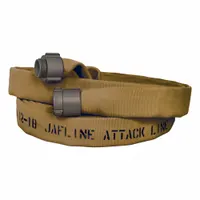 JAFLINE Fire Hose: Double Jacket, 1 1/2 in Hose Inside Dia, 100 ft Hose Lg, Tan (MPN JL150T100-NH150)
