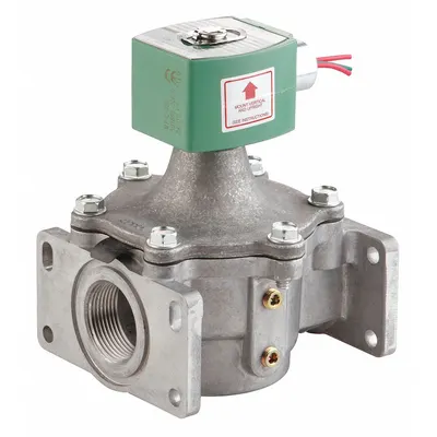 REDHAT Solenoid Valve: 2-Way, Configurable, 1 1/2 in Pipe Size, 12V DC, With Junction Box - 2-Way/2-Position, Configurable Solenoid Valves
