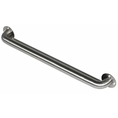 BESTCARE Straight Stainless Steel Grab Bar, Satin Finish, 250 lb Capacity - Institutional Bathroom Grab Bars