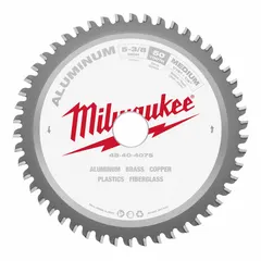 Circular saw blade with 36 teeth, 0.06 in kerf, and 20 mm arbor. Designed for cutting aluminum and other non-ferrous metals in fabrication, construction, and metalworking tasks.