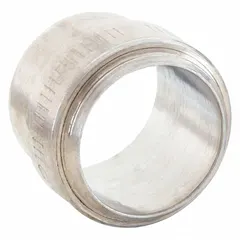 This PARKER Ferulok series compression fitting is a male flareless bite-type design made of stainless steel. It is used to create a metal-to-metal seal on tubing in high-pressure fluid systems, such as hydraulic, pneumatic, and instrumentation lines.