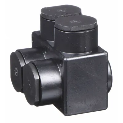 BURNDY Multitap Connector: 2 Port, Single-Sided Entry, 14 AWG – 2/0 AWG Wire Size - Dry-Location Single-Sided Entry Multitap Connectors