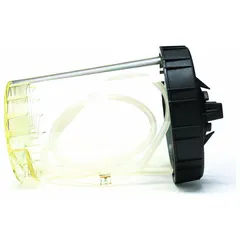 This 2-pack of plastic siphon feed spray gun cups is part of the 3M PPS series, designed for use with PPS Legacy spray gun models. Each cup includes a collar for secure attachment, providing a consistent fluid delivery system for painting and coating applications.