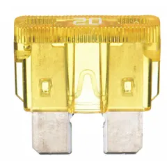 BUSSMANN ATC-20 is a 20 A, 32 V DC fast-acting automotive fuse from the ATC series. It provides overcurrent protection in vehicle circuits such as lighting, motors, and accessories. The standard-profile design fits ATC fuse blocks commonly used in automotive and marine applications.