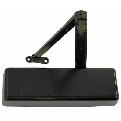 LCN Door Closer: Top Frame Mounting Type, Grade 1 - Heavy Duty, Bronze, 12 1/4 in Lg - Top Frame-Mount Door Closers