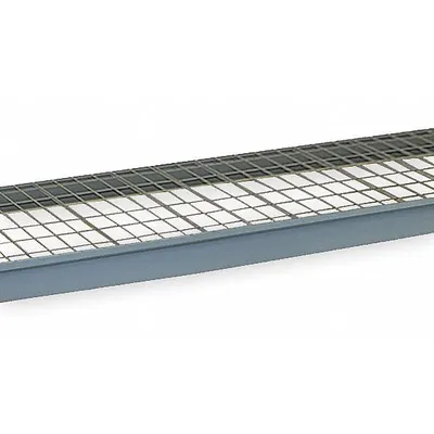 LYON Bulk Storage Rack: 72 in x 36 in x 3 5/8 in, 14 ga Beams, Steel - Wire Decking Bulk Rack Shelf Kits