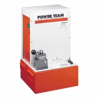 POWER TEAM Electric Hydraulic Pump Units: 10,000 psi Max. Op Pressure, 730 cu in/min Max. Flow Rate (MPN PQ1203-230)