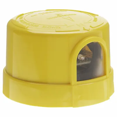 TORK Photocontrol: Turn-Locking Photocell Mounting, SPST, 400-550V AC, 510 J - Turn-Locking Photocells