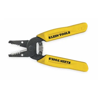 KLEIN TOOLS Wire Stripper: 18 AWG to 10 AWG, 6 1/4 in Overall Lg, Std Cushion Grip - Multifunction Wire Strippers