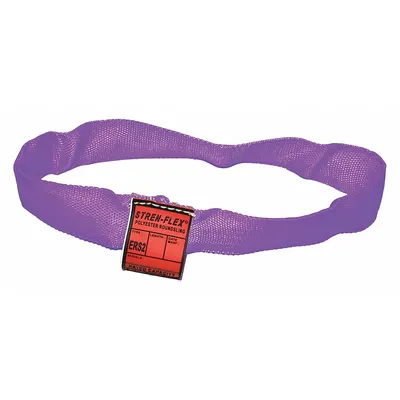 STREN-FLEX Round Sling: Type 5, Polyester, Nylon, 12 ft Sling Lg - Endless Round Slings
