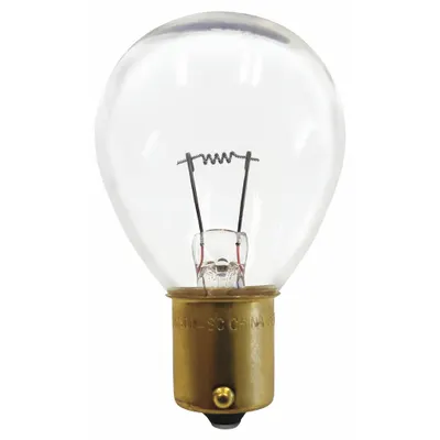 OEM BA15s Single-Contact Bayonet Base Lamp, S11, 10V AC, White - BA15s Single-Contact Bayonet Base Lamps