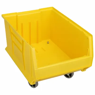 QUANTUM STORAGE SYSTEMS Rolling Colored Hopper Bin - Rolling Colored Hopper Bins