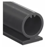 TRIM LOK INC Trim Seal: Bulb, Self-Adhesive Mounting, High-Strength, EPDM, 25 ft Overall Lg, Black (MPN DD1604BT-25)