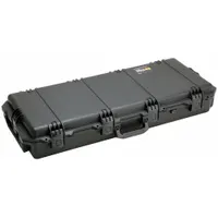 PELICAN Protective Case: 14 in x 36 1/2 in x 6 in, No Foam, Black, 2 Wheels, 15 lb Wt (MPN IM3100-X0000)