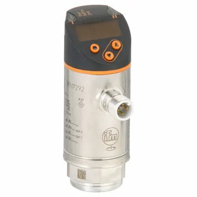 IFM Digital Pressure Sensor: SPST, 0 psi – 1,450 psi, PNP/NPN - Digital Pressure Switches