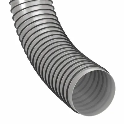 HI-TECH DURAVENT Industrial Ducting Hose: 8 in Hose Inside Dia., 25 ft Hose Lg, 10 psi - PVC Duct Hoses for Dust