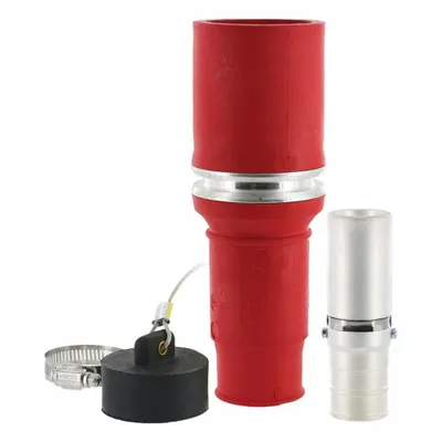LEVITON Single Pole Inline: Female, Red, 1000V AC, 898 A, Crimp Tube Termination - Plugs with Crimp Tube Terminations