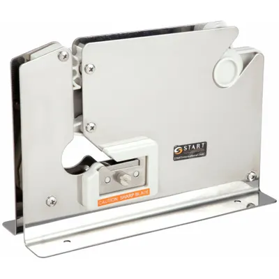 START INTERNATIONAL Bag Sealer: For 3/8 in Tape Wd, Stainless Steel, 6 in Ht, 2 7/8 in Wd - Bag Sealing Tape Dispensers