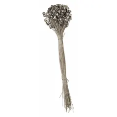 Silver-colored lead and wire seal with 12-inch wire length and 1/64-inch wire diameter. Requires a tool for application. Supplied in a 250-pack. Used for securing and tamper-evident applications on meters, valves, and similar equipment.