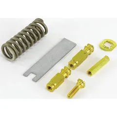 This valve linkage kit provides the mechanical connection between an actuator and a valve assembly. It is designed for use in HVAC and refrigeration systems where precise control of fluid flow is required. Compatible with manufacturer part number MP-521X.